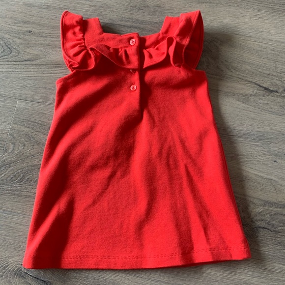 Janie and Jack Ruffle Eyelet Ponte Dress - Picture 3 of 4